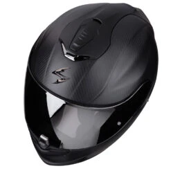 Fibra Scorpion Exo-1400 Carbon Air Solid Nero Opaco -Scorpion exo 1400 carbon opaco 2