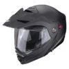 Policarbonato Casco Modulare Scorpion Adx-2 Solid Nero Opaco