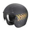 Custom Casco Scorpion Belfast Evo Nevada Nero Opaco Oro