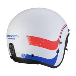 Custom Casco Scorpion Belfast Evo Soul Bianco Blu Rosso -Scorpion scorpion belfast evo soul biancoblurosso 3