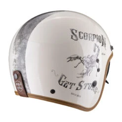 Custom Casco Scorpion Belfast Evo Pique Beige Nero 7 Custom Casco Scorpion Belfast Evo Pique Beige Nero -Scorpion scorpion belfastevo pique beige 3