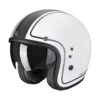 Custom Casco Scorpion Belfast Evo Retrol Bianco Argento 2 Custom Casco Scorpion Belfast Evo Retrol Bianco Argento -Scorpion scorpion belfastevo retrol bianco
