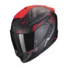 Fibra Scorpion Exo 1400 Evo Air Shell Nero Opaco Rosso -Scorpion scorpion exo1400 air shell rossomatt