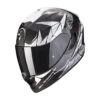 Fibra Casco Scorpion Exo-1400 Carbon Air Aranea Bianco -Scorpion scorpion exo1400 carbon air aranea bianco
