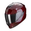 Fibra Casco Scorpion Exo-1400 Carbon Air Solid Rosso -Scorpion scorpion exo1400 carbon air rosso