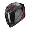 Fibra Scorpion Exo 1400 Evo Carbon Air Kydra Nero Rosso -Scorpion scorpion exo1400 evo carbon kydra rosso