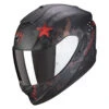 Fibra Casco Scorpion Exo 1400 Air Asio Nero Rosso -Scorpion scorpion exo1400air asio rosso
