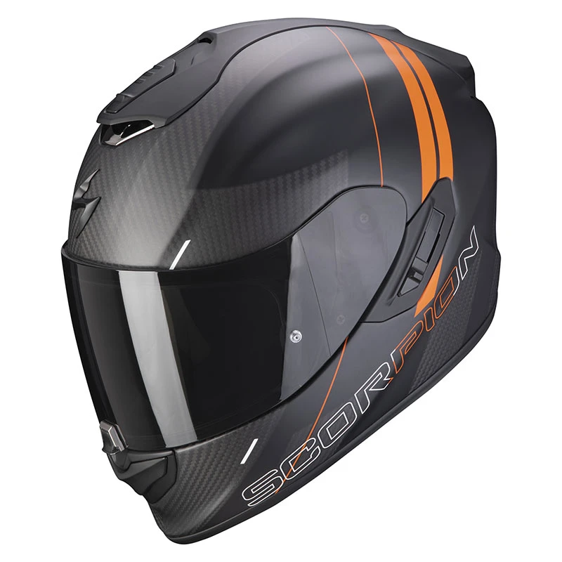 Fibra Casco Scorpion Exo 1400 Carbon Air Drik Arancio 3 Fibra Casco Scorpion Exo 1400 Carbon Air Drik Arancio