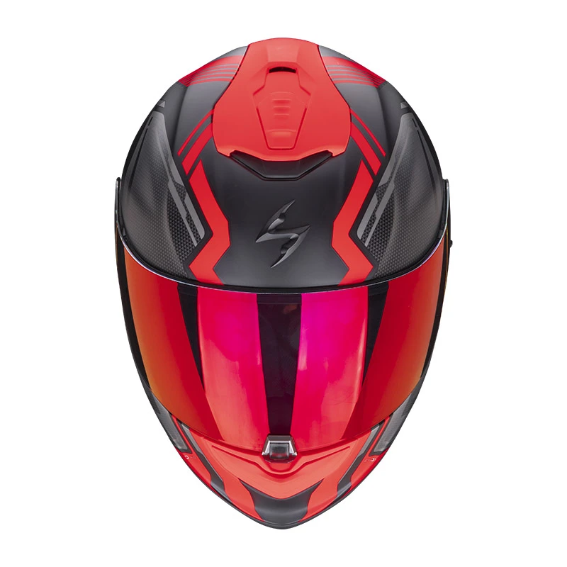 Fibra Casco Scorpion Exo 1400 Air Corsa Nero Rosso 4 Fibra Casco Scorpion Exo 1400 Air Corsa Nero Rosso - immagine 2
