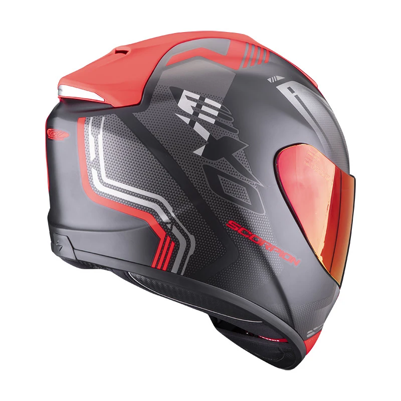 Fibra Casco Scorpion Exo 1400 Air Corsa Nero Rosso 5 Fibra Casco Scorpion Exo 1400 Air Corsa Nero Rosso - immagine 3