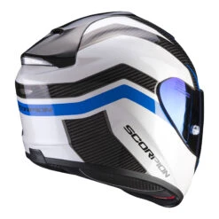 Fibra Casco Scorpion Exo 1400 Air Fortuna Bianco Blu -Scorpion scorpion exo1400air fortuna blubianco 3