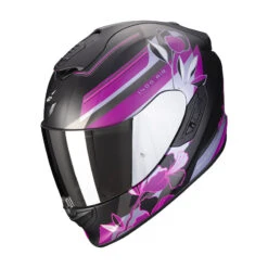 Fibra Casco Scorpion Exo 1400 Air Gaia Nero Rosa