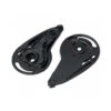 Coppia Supporti Visiera Scorpion Exo 220 Nero -Scorpion scorpion exo220rachetplateset