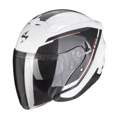 Policarbonato Casco Scorpion Exo 230 Fenix Bianco Nero