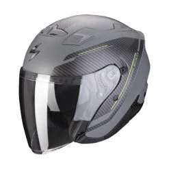 Policarbonato Casco Scorpion Exo 230 Fenix Grigio Opaco Nero