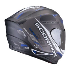 Policarbonato Casco Scorpion Exo 391 Haut Nero Opaco Blu 7 Policarbonato Casco Scorpion Exo 391 Haut Nero Opaco Blu -Scorpion scorpion exo391 haut blu 3