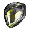 Policarbonato Casco Scorpion Exo 391 Haut Nero Argento Giallo 1 Policarbonato Casco Scorpion Exo 391 Haut Nero Argento Giallo -Scorpion scorpion exo391 haut giallo