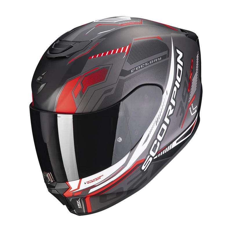Policarbonato Casco Scorpion Exo 391 Haut Nero Opaco Rosso 3 Policarbonato Casco Scorpion Exo 391 Haut Nero Opaco Rosso