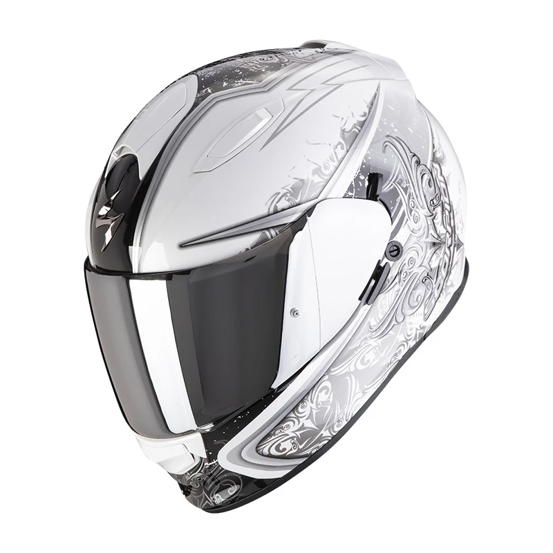 Policarbonato Casco Scorpion Exo 491 Run Bianco Nero 3 Policarbonato Casco Scorpion Exo 491 Run Bianco Nero