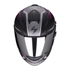 Policarbonato Casco Scorpion Exo 491 Run Nero Opaco Rosa -Scorpion scorpion exo491 run neromattrosa 2