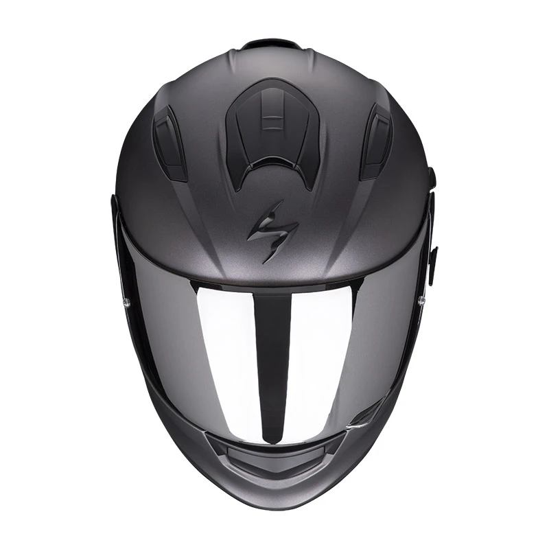 Policarbonato Casco Scorpion Exo 491 Solid Antracite Opaco 4 Policarbonato Casco Scorpion Exo 491 Solid Antracite Opaco - immagine 2