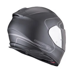 Policarbonato Casco Scorpion Exo 491 West Nero Opaco Argento -Scorpion scorpion exo491 west nerosilver 3