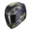 Policarbonato Scorpion Exo 520 Evo Air Melrose Nero Opaco Giallo -Scorpion scorpion exo520 evo melrose nero
