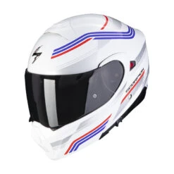 Policarbonato Casco Scorpion Exo 930 Multi Bianco Blu Rosso