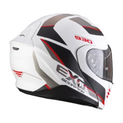 Policarbonato Casco Modulare Scorpion Exo 930 Navig Bianco Rosso 7 Policarbonato Casco Modulare Scorpion Exo 930 Navig Bianco Rosso -Scorpion scorpion exo930 navig biancorosso 3