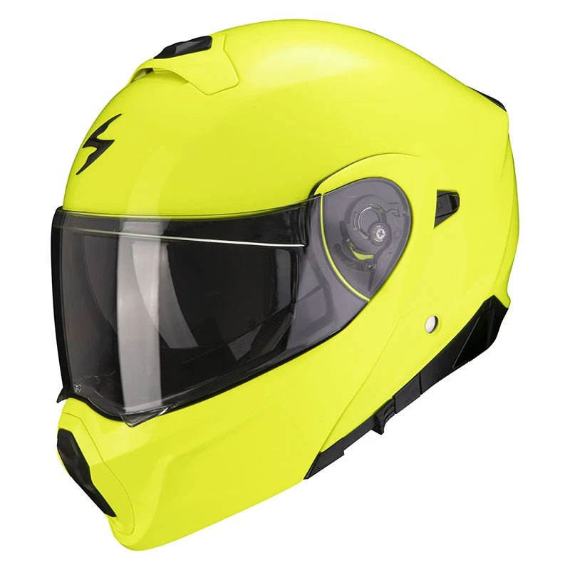 Policarbonato Casco Modulare Scorpion Exo 930 Solid Giallo 3 Policarbonato Casco Modulare Scorpion Exo 930 Solid Giallo