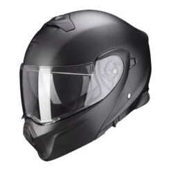 Policarbonato Casco Modulare Scorpion Exo 930 Smart Nero Opaco