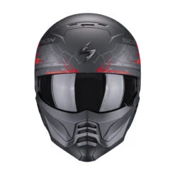 Mentoniera Removibile Casco Scorpion Exo Combat 2 Xenon Nero Opaco Rosso 6 Mentoniera Removibile Casco Scorpion Exo Combat 2 Xenon Nero Opaco Rosso -Scorpion scorpion exo combat 2 xenon rosso 2