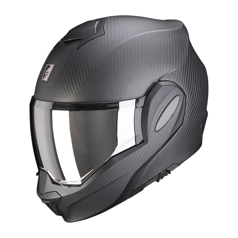 Fibra Casco Scorpion Exo Tech Evo Carbon Nero Opaco 4 Fibra Casco Scorpion Exo Tech Evo Carbon Nero Opaco - immagine 2