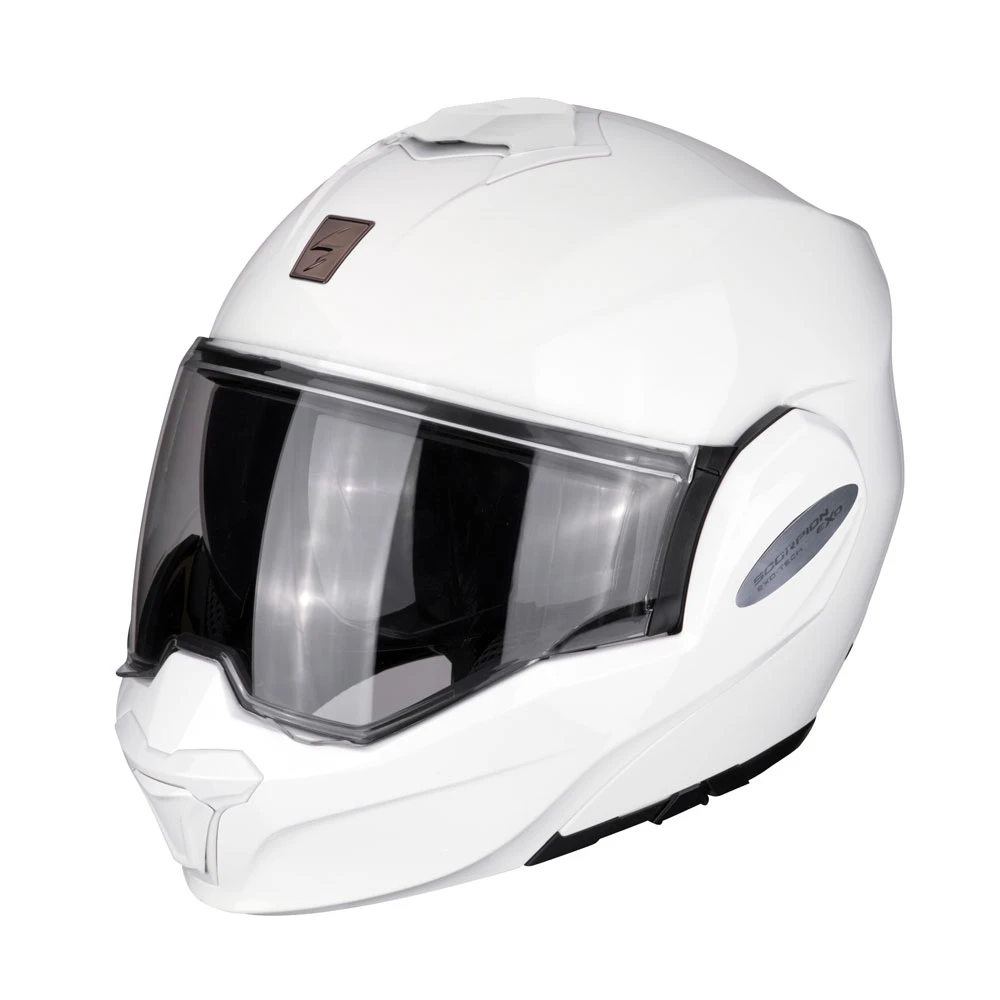 Policarbonato Casco Modulare Scorpion Exo Tech Solid Bianco 3 Policarbonato Casco Modulare Scorpion Exo Tech Solid Bianco