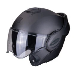 Policarbonato Casco Modulare Scorpion Exo Tech Solid Antracite Opaco -Scorpion scorpion exo tech solid titanio matt 1