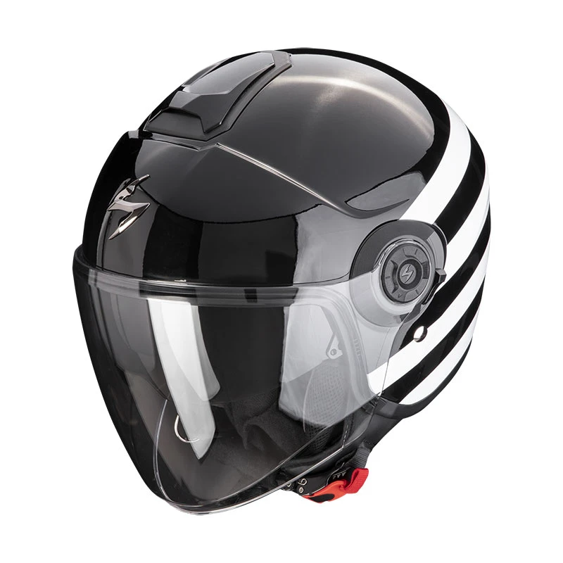 Policarbonato Casco Scorpion Exo City 2 Bee Nero Bianco 3 Policarbonato Casco Scorpion Exo City 2 Bee Nero Bianco