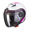 Policarbonato Casco Scorpion Exo City Roll Bianco Rosa -Scorpion scorpion exocity roll rosa