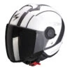 Policarbonato Casco Scorpion Exo City Scoot Bianco Nero -Scorpion scorpion exocity scoot bianconero