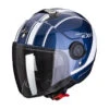Policarbonato Casco Scorpion Exo City Scoot Blu Bianco 2 Policarbonato Casco Scorpion Exo City Scoot Blu Bianco -Scorpion scorpion exocity scoot blu