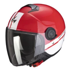 Policarbonato Casco Scorpion Exo City Strada Rosso