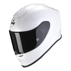 Fibra Casco Scorpion Exo R1 Evo Air Solid Bianco