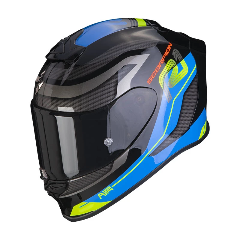 Fibra Casco Scorpion Exo R1 Vatis Nero Blu 3 Fibra Casco Scorpion Exo R1 Vatis Nero Blu