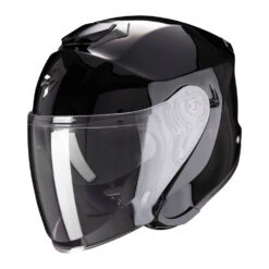 Fibra Casco Jet Scorpion Exo S1 Nero Lucido
