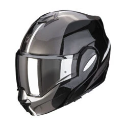 Policarbonato Casco Scorpion Exo Tech Evo Forza Nero Argento