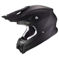 Policarbonato Casco Scorpion Vx-16 Evo Air Solid Nero Opaco