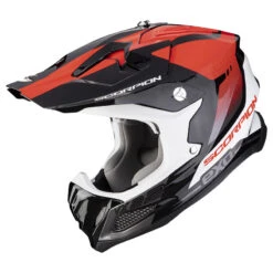 Fibra Casco Scorpion Vx-22 Air Attis Nero Rosso